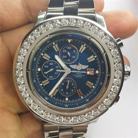 fake breitling watches iced out